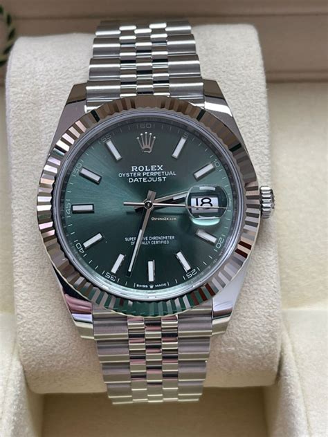 rolex datejust 41 grüne zifferblatt|rolex datejust 41 specifications.